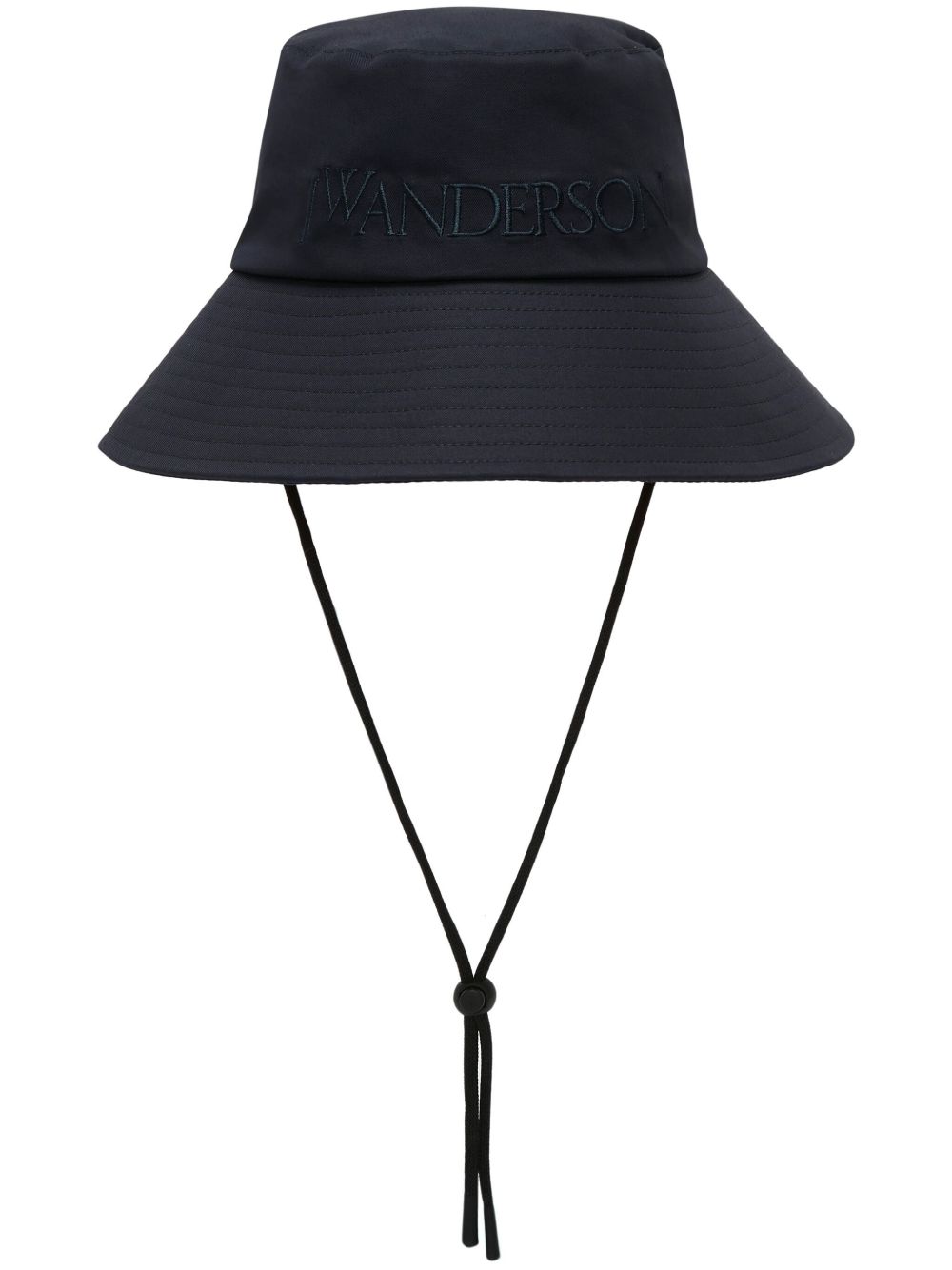 JW Anderson logo刺绣渔夫帽 - 蓝色