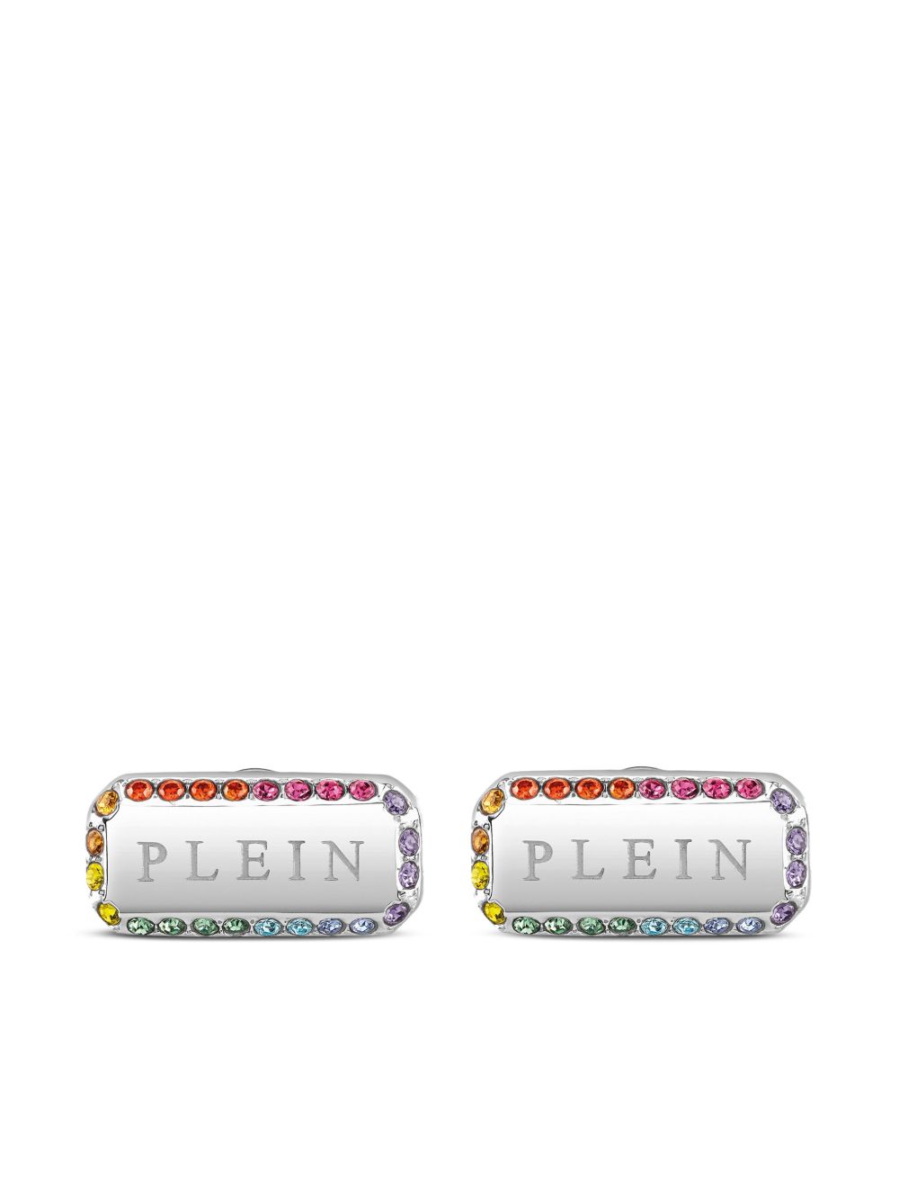Philipp Plein 不锈钢耳环 - 银色