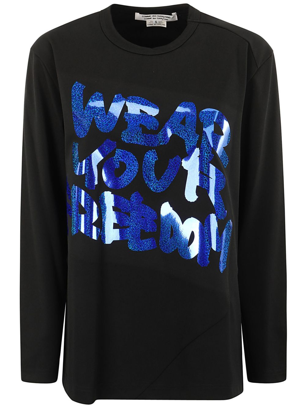 Comme Des Garçons Comme Des Garçons logo字样T恤 - 黑色