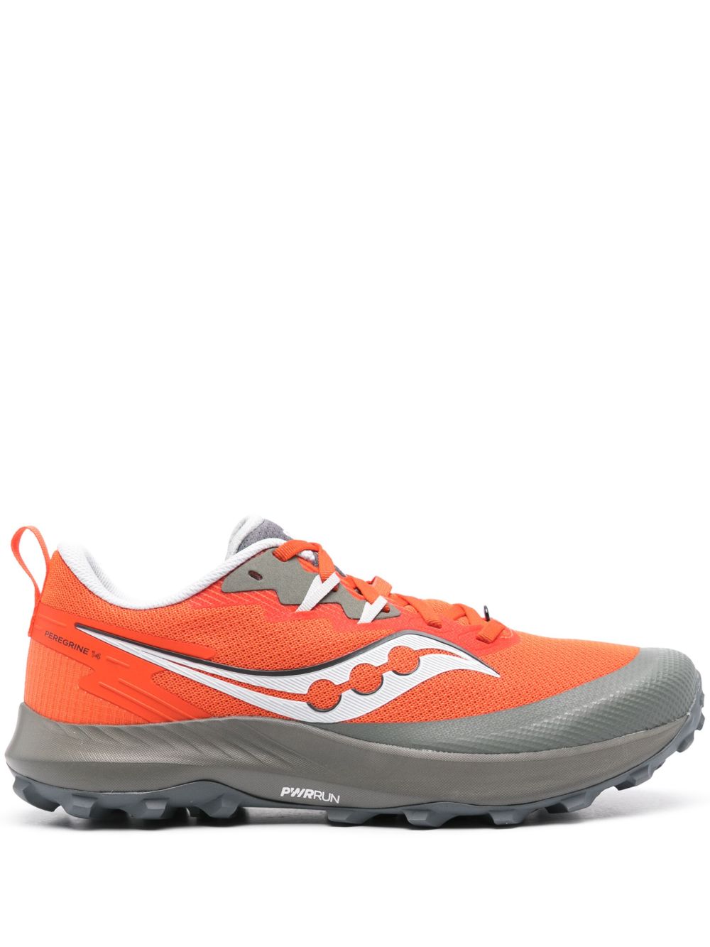 Saucony Peregrine 14 logo印花运动鞋 - 橘色