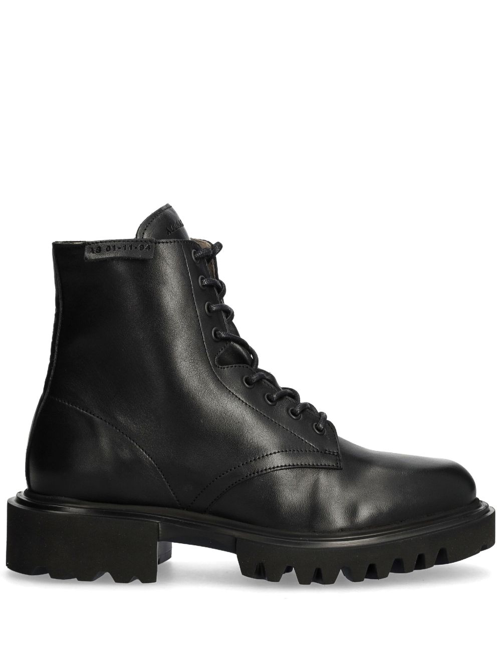 AllSaints Vaughan 皮靴 - 黑色
