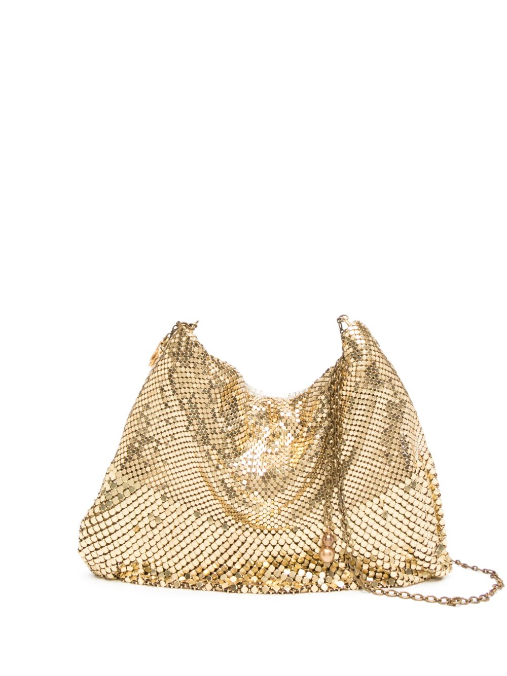 Madison.Maison Ana Disco 网纱斜挎包 - 金色
