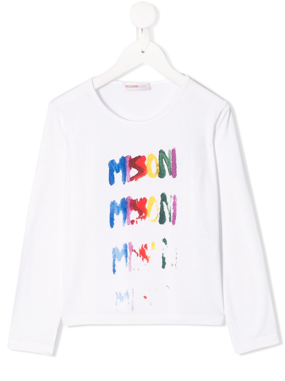 Missoni Kids 印花T恤 - 白色