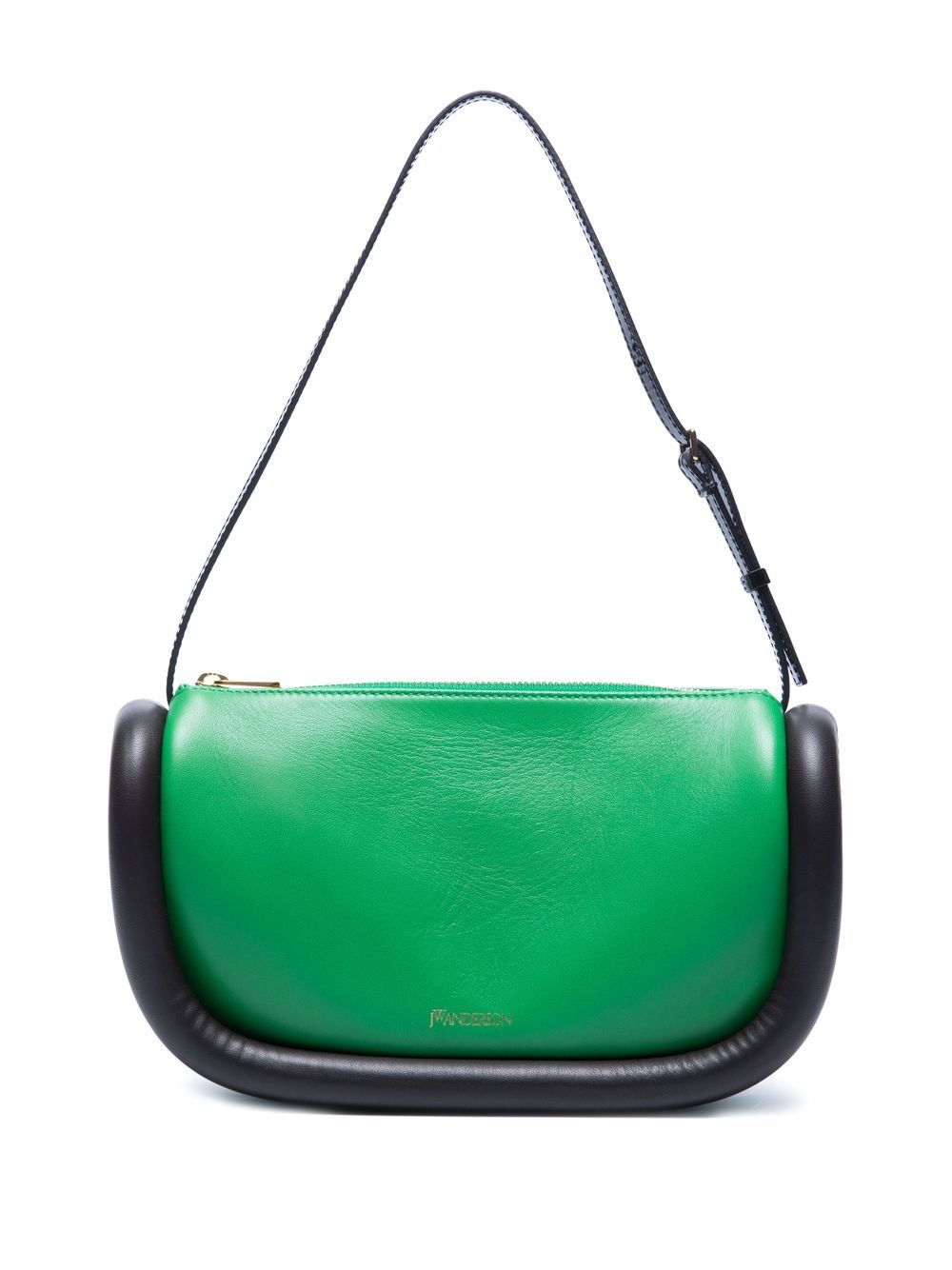 JW Anderson Bumper-15 皮质单肩包 - 绿色