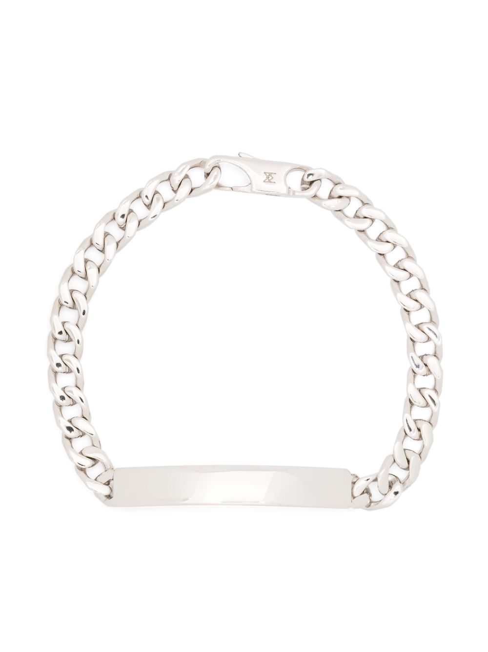 Missoma ID rhodium plated bracelet - 银色
