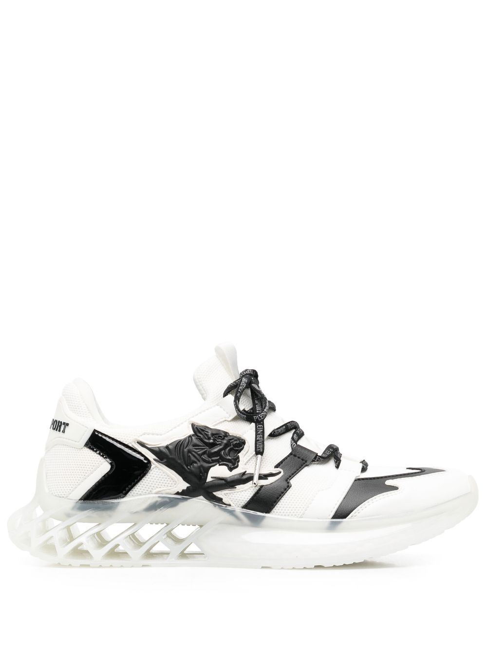 Plein Sport Runner Tiger 运动鞋 - 白色