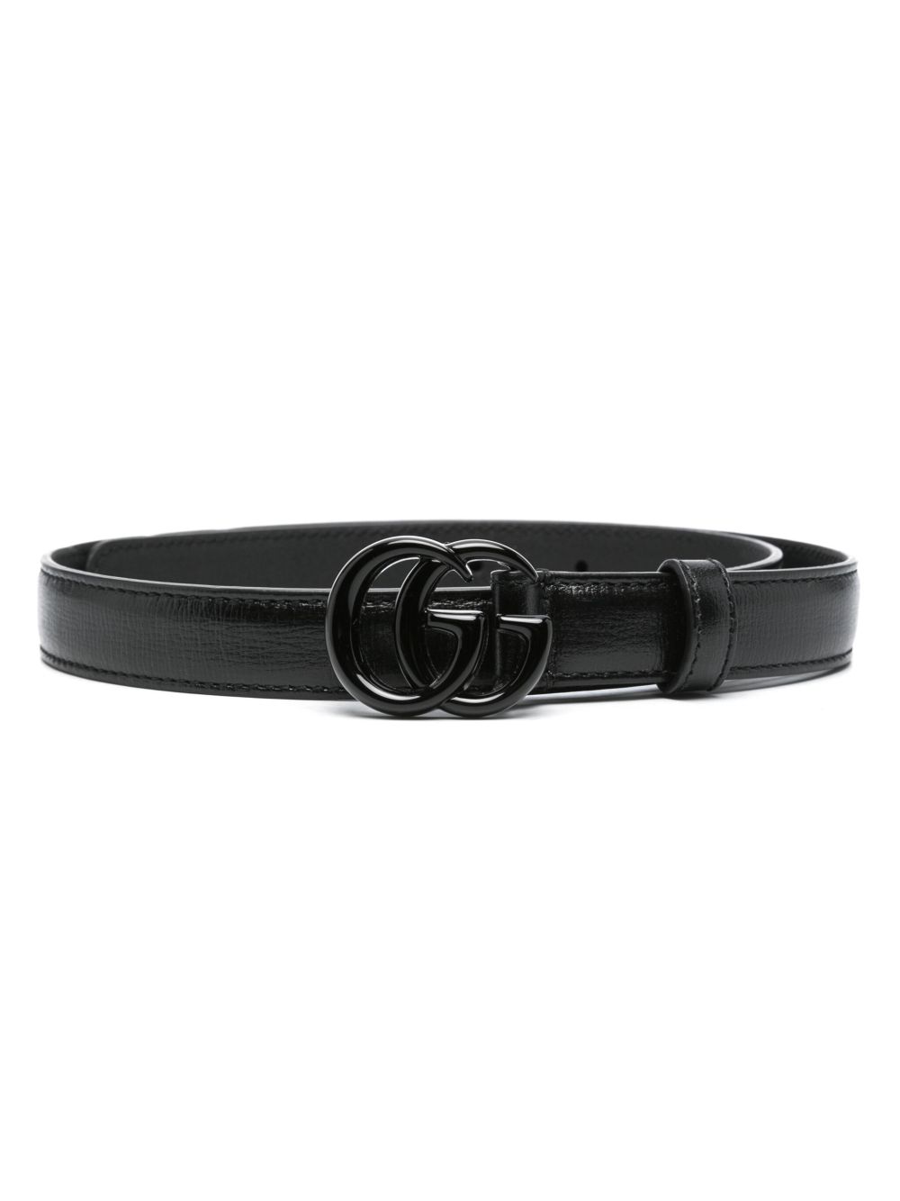 Gucci Pre-Owned GG Marmont 腰带（典藏款） - 黑色