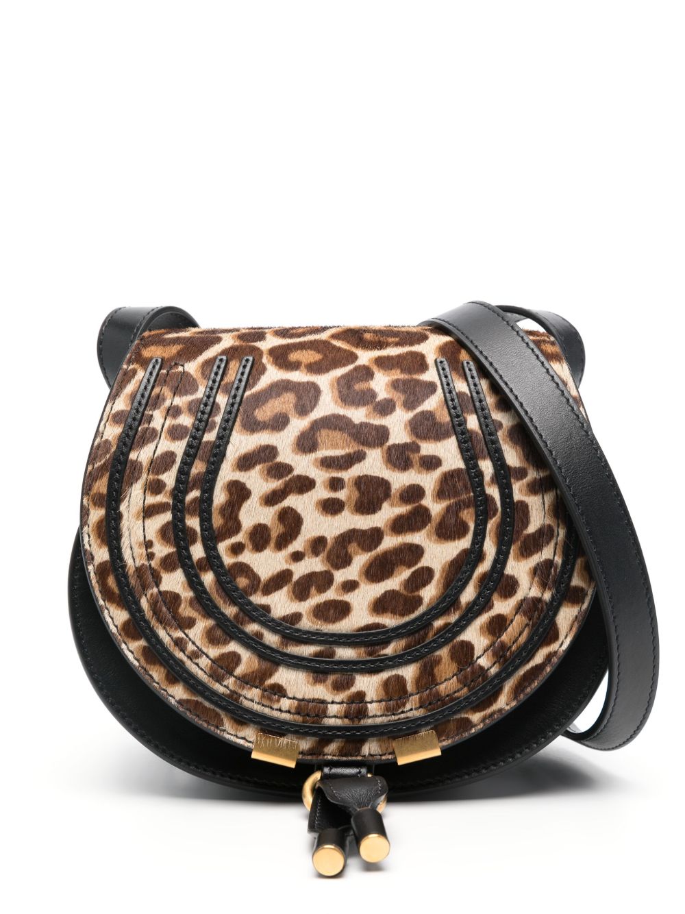 Chloé Saddle 小号斜挎包 - 黑色