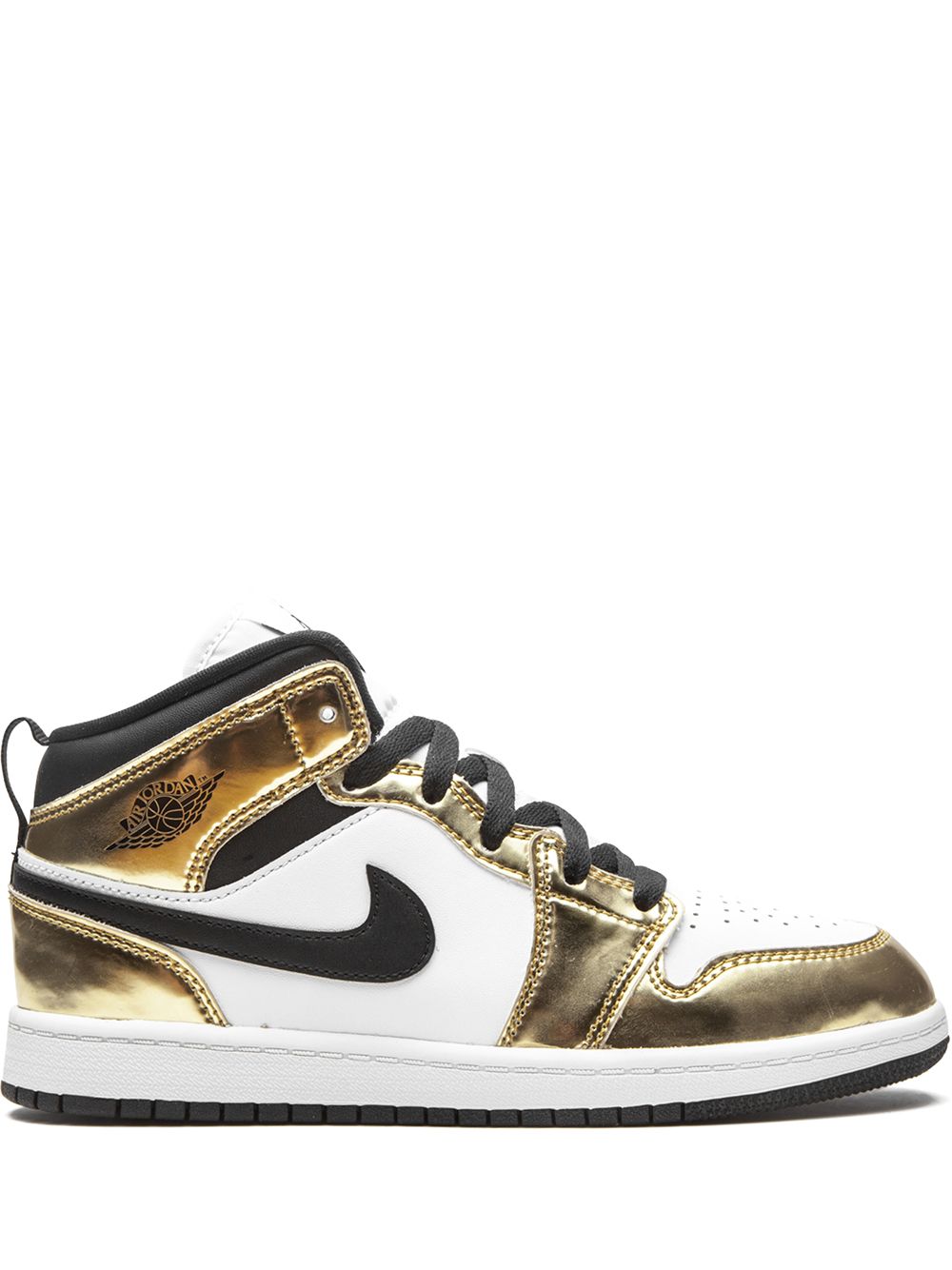 Jordan Kids Air Jordan 1 Mid SE 板鞋 - 金色