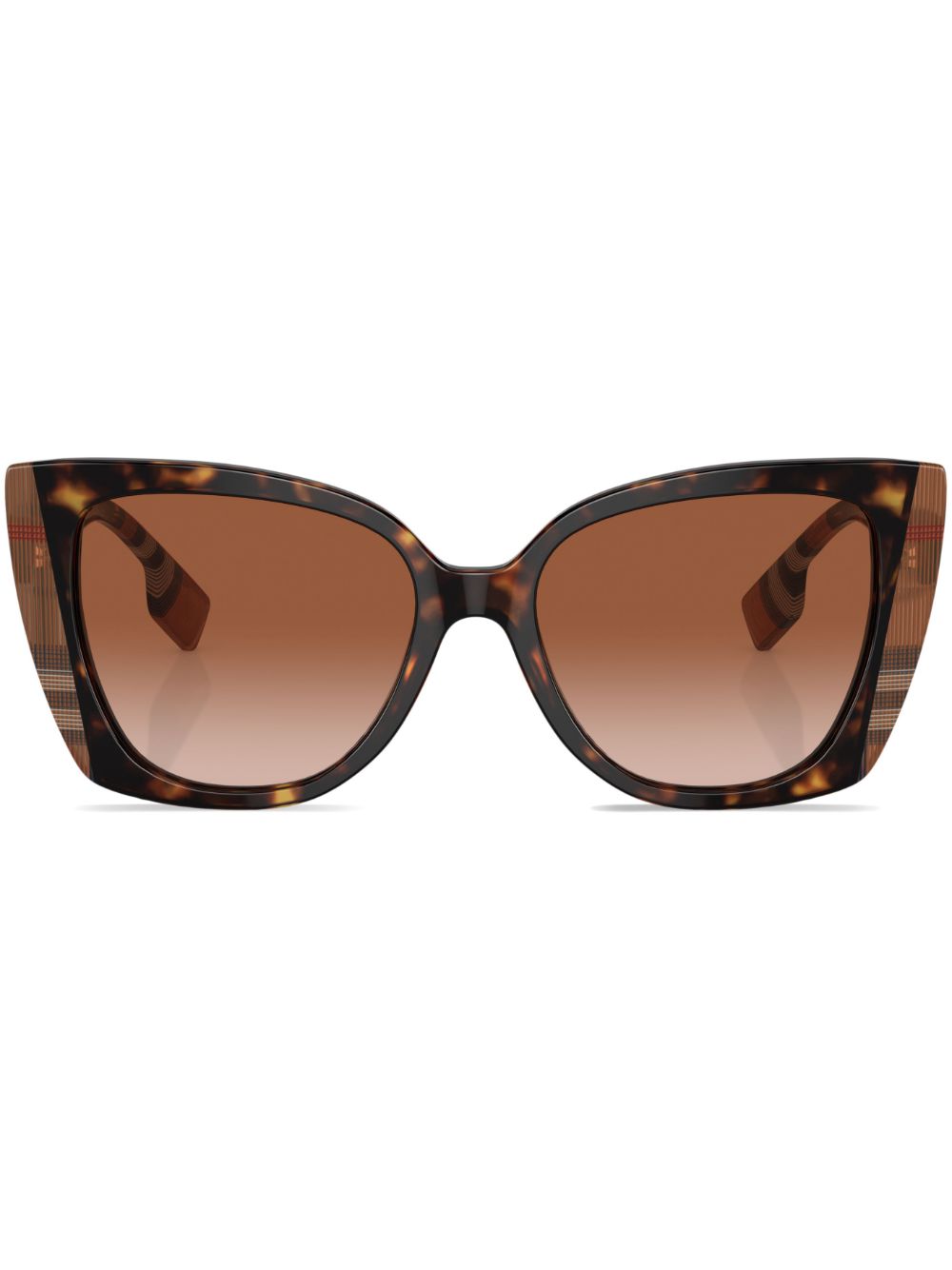 Burberry Eyewear Meryl 玳瑁纹效果太阳眼镜 - 褐色