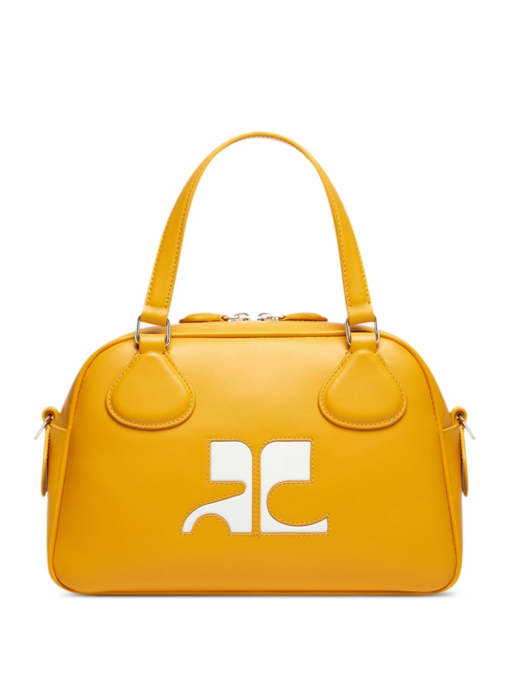 Courrèges Reedition Bowling 单肩包 - 黄色