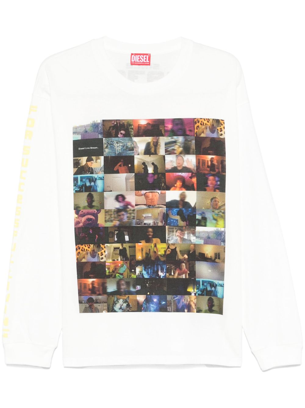 Diesel T-Boxty-LS T恤 - 白色