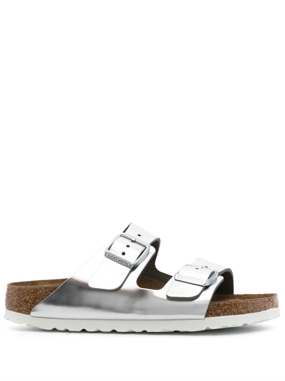 Birkenstock 金属感搭扣凉鞋 - 金属色