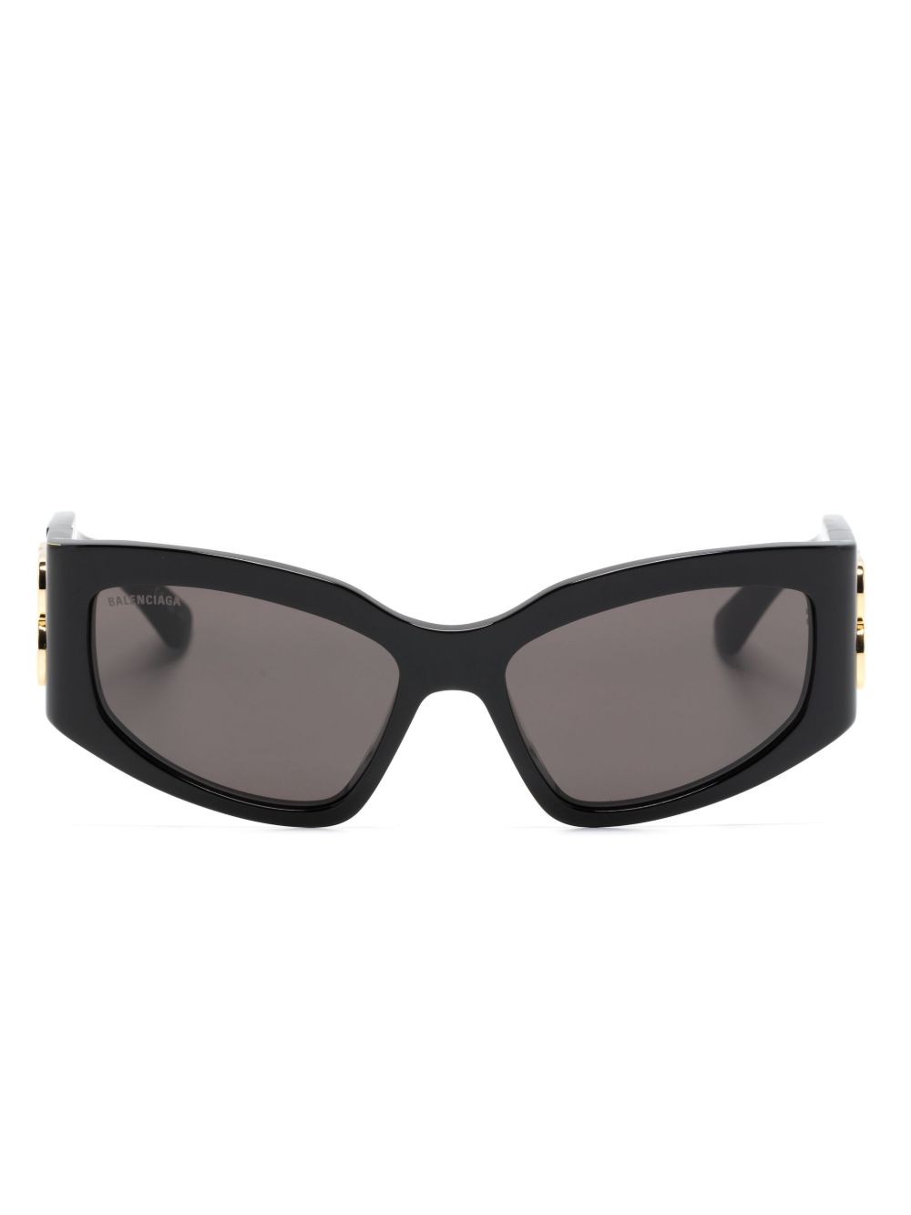 Balenciaga Eyewear Bossy 猫眼框太阳眼镜 - 黑色