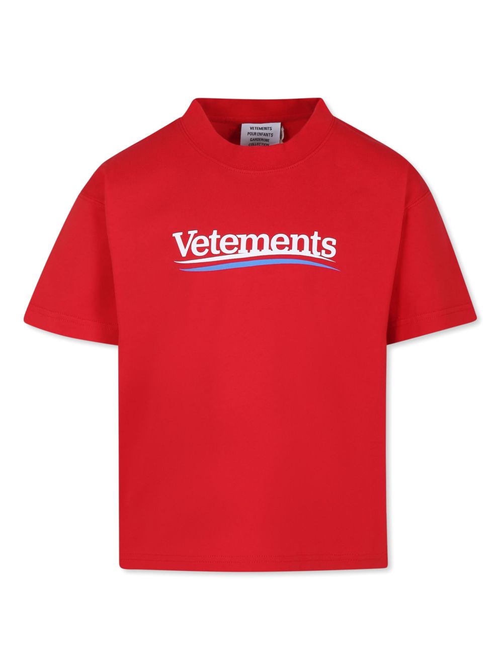 VETEMENTS logo印花T恤 - 红色
