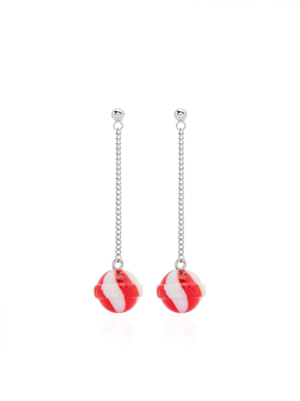 Fiorucci Mini Lollipop 耳环 - 红色