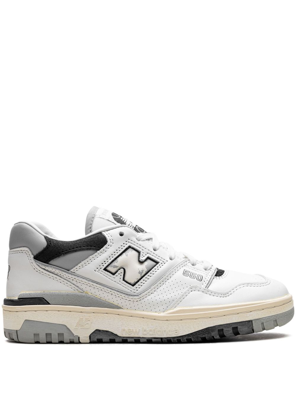 New Balance 550 Vintage White/Black 运动鞋 - 白色