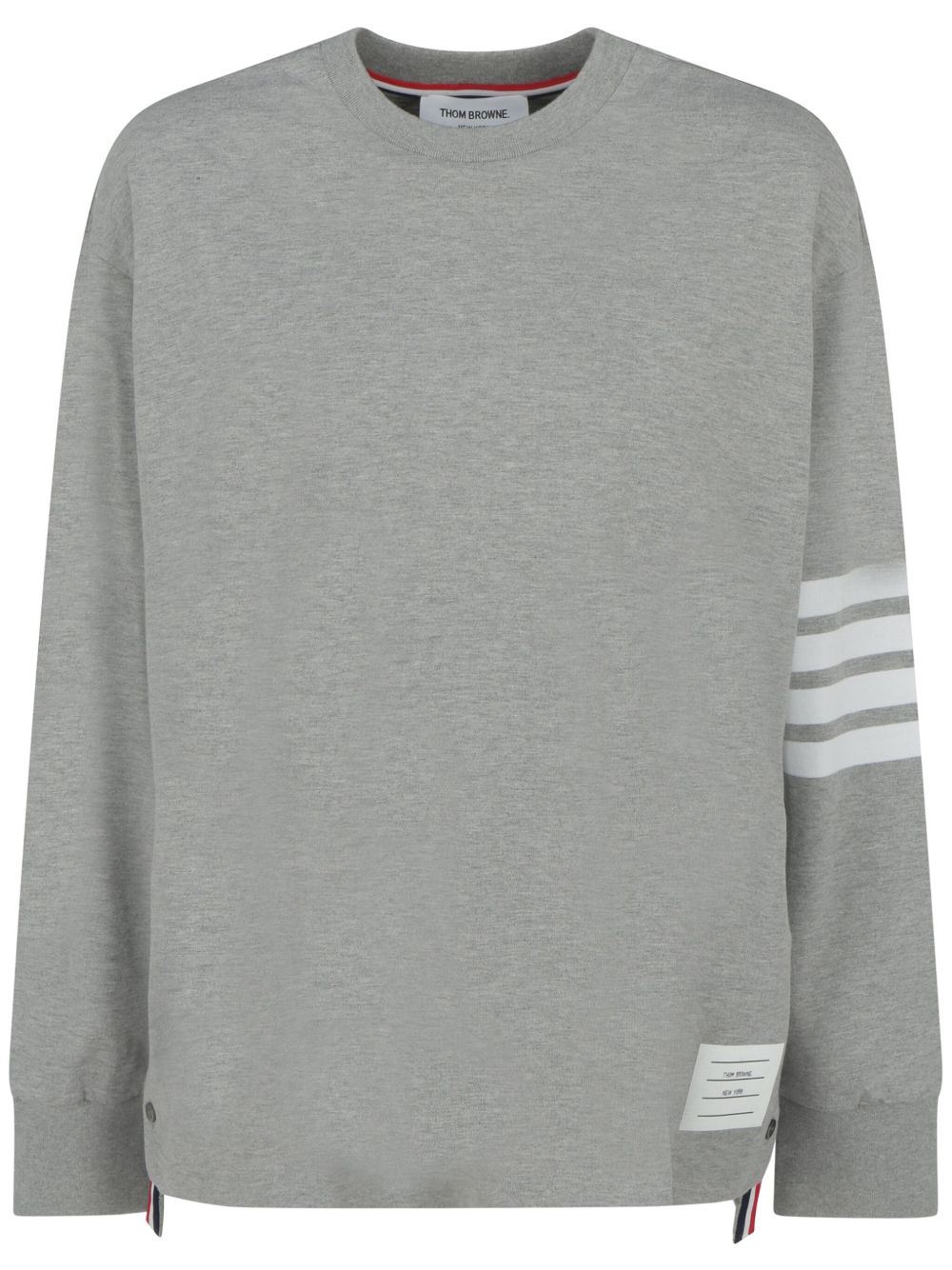 Thom Browne 4-Bar crew-neck - 灰色