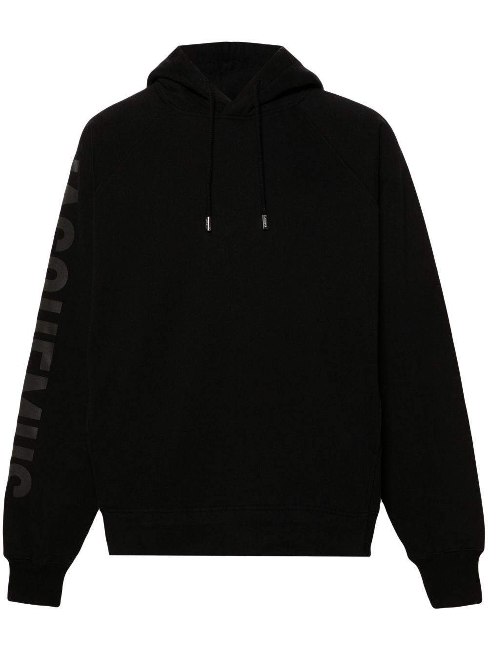 Jacquemus Le Hoodie Typo 棉上衣 - 黑色