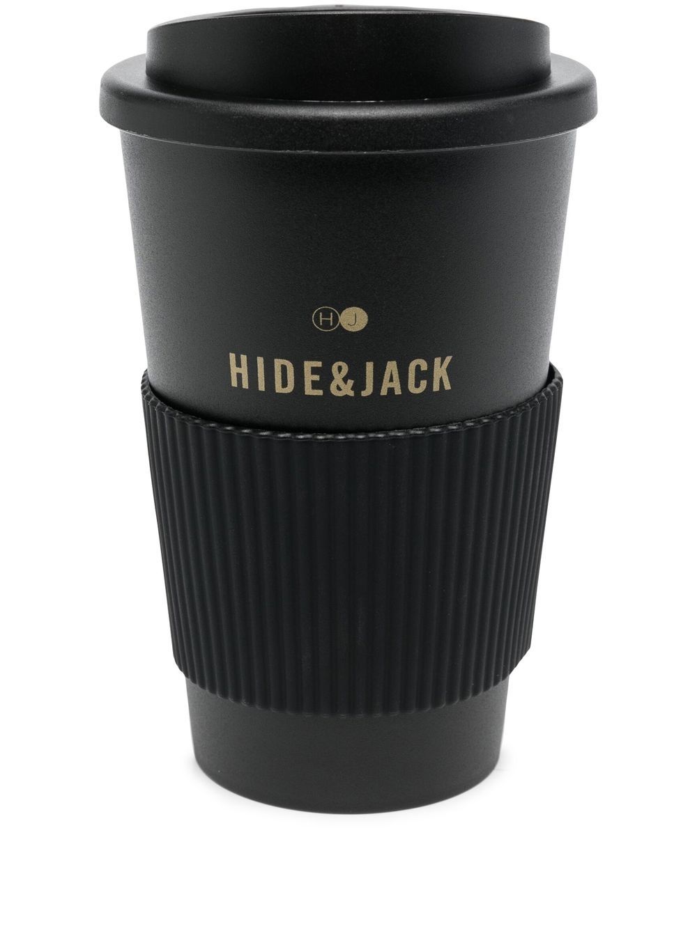 Hide&Jack logo印花保温杯 - 黑色
