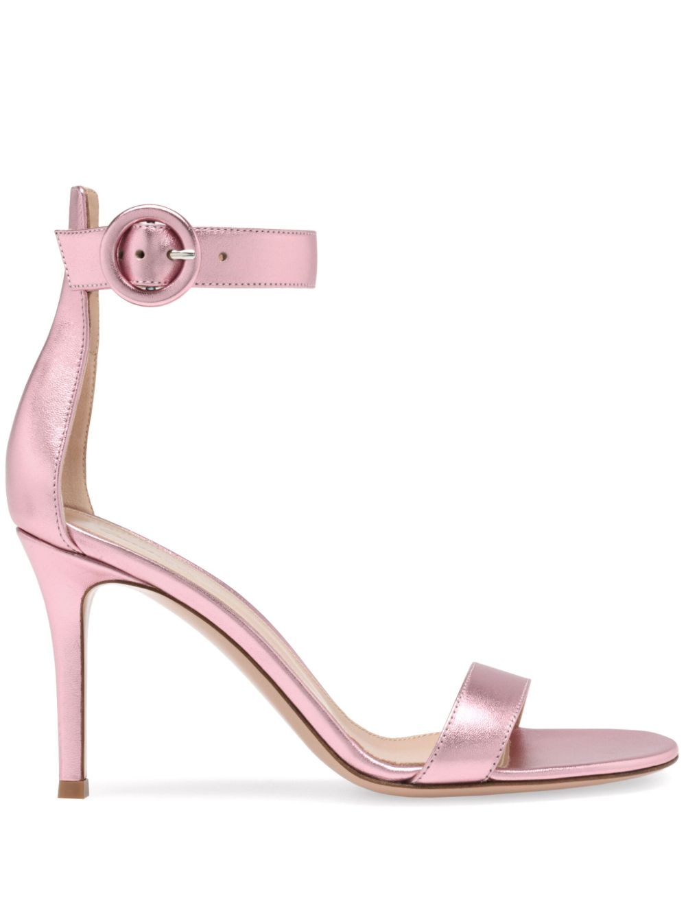 Gianvito Rossi Portofino 高跟凉鞋（8.5厘米） - 粉色