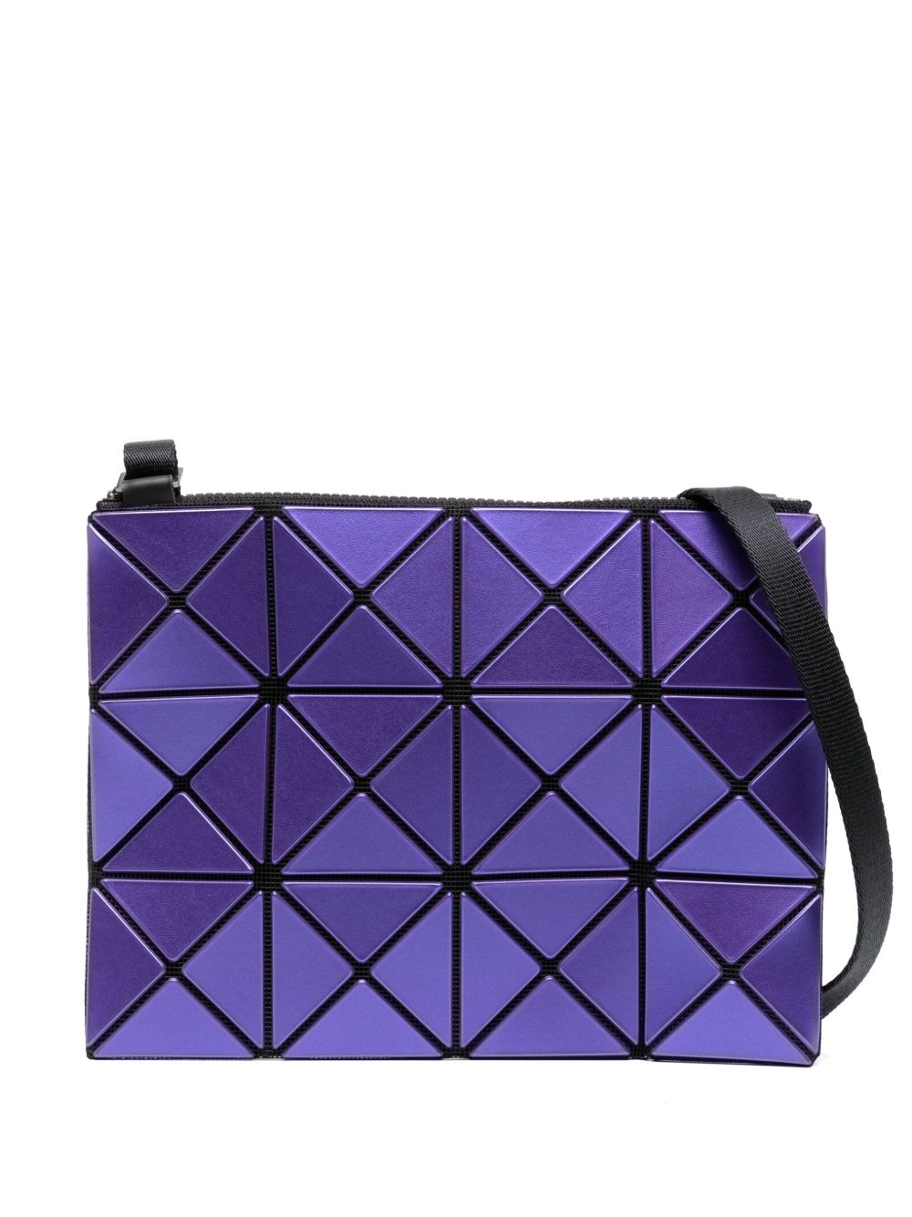 Bao Bao Issey Miyake Lucent 金属感斜挎包 - 紫色