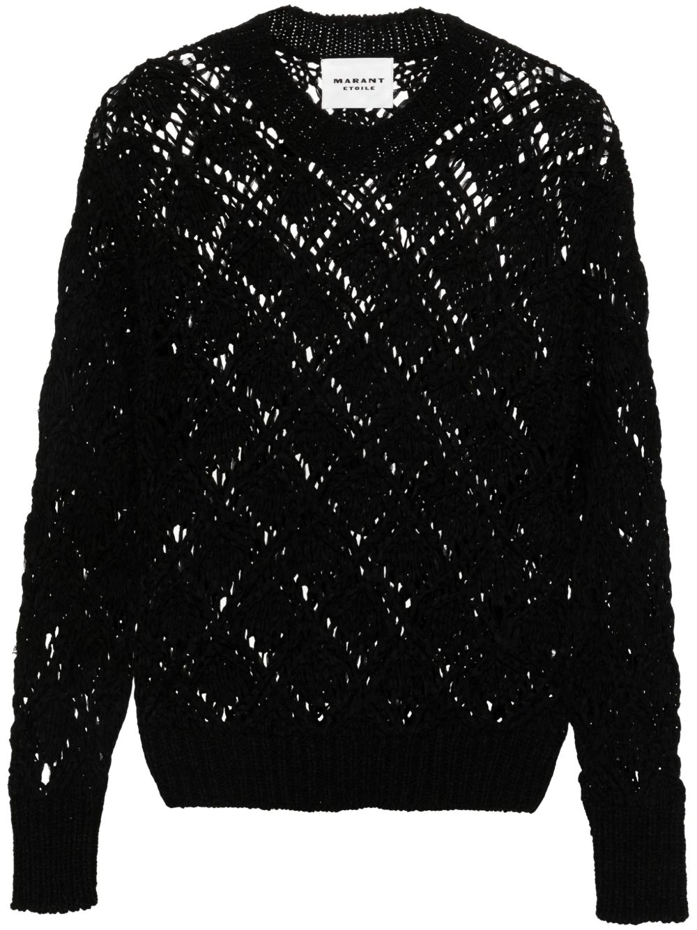 MARANT ÉTOILE Joey 镂空针织毛衣 - 黑色