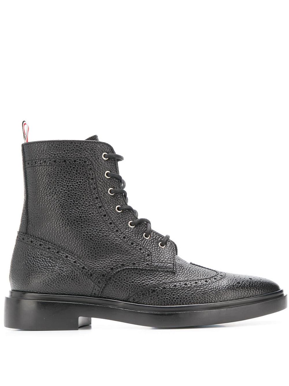 Thom Browne 经典长翼橡底靴 - 黑色