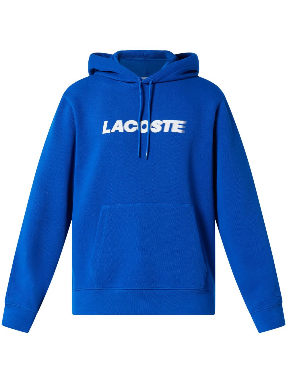 Lacoste logo印花连帽衫 - 蓝色