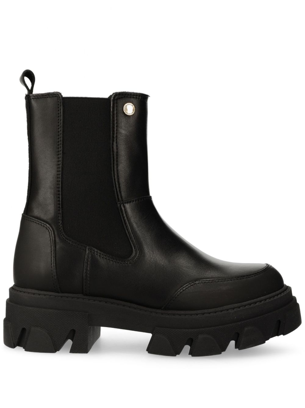 Barbour leather ankle boots - 黑色