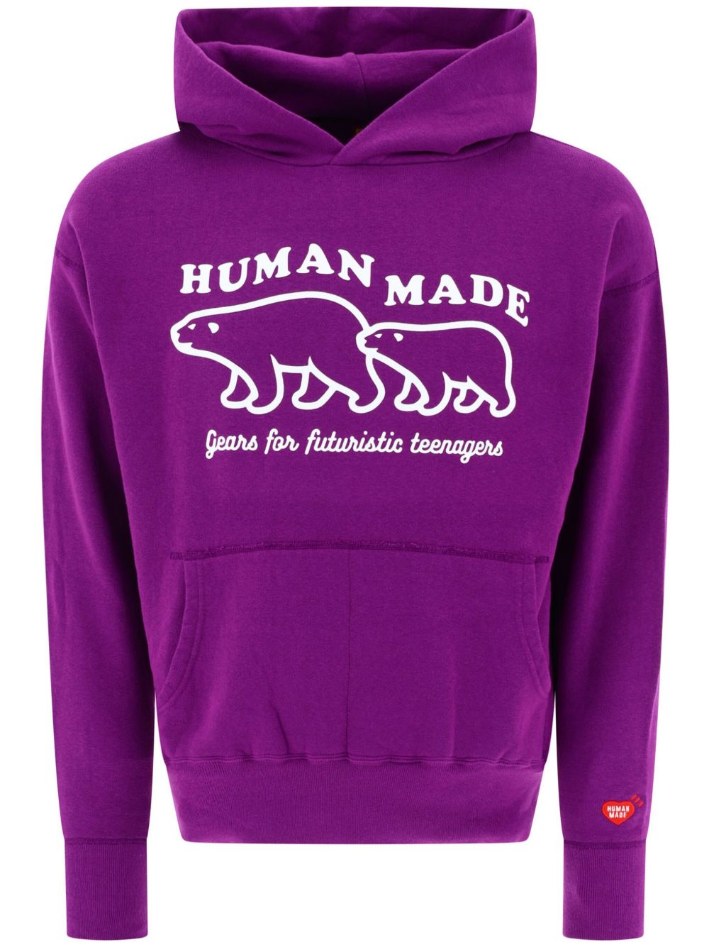 Human Made Tsuriami logo印花连帽衫 - 紫色
