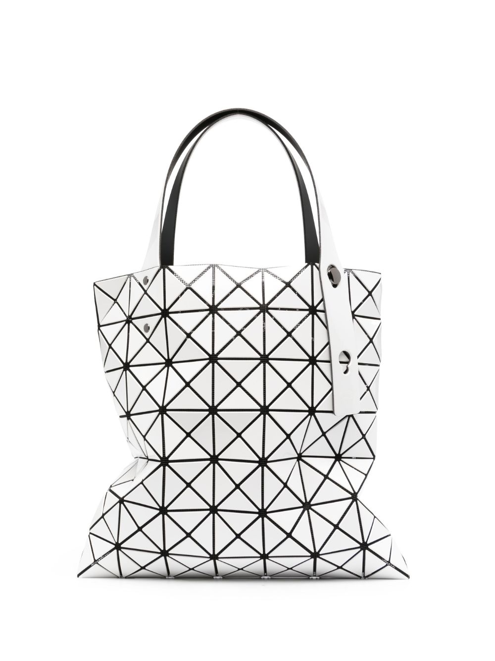 Bao Bao Issey Miyake 几何拼接托特包 - 白色