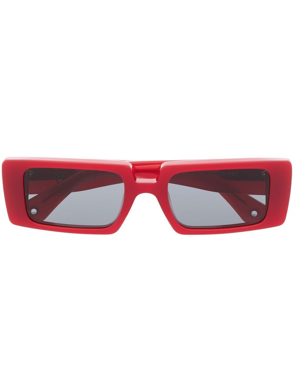 G.O.D Eyewear FOUR 有色镜片方框太阳眼镜 - 红色