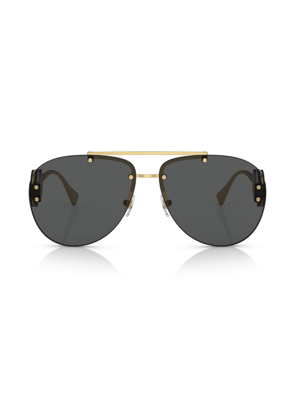 Versace Eyewear 范思哲眼镜系列 Medusa Head 飞行员太阳眼镜 - 金色