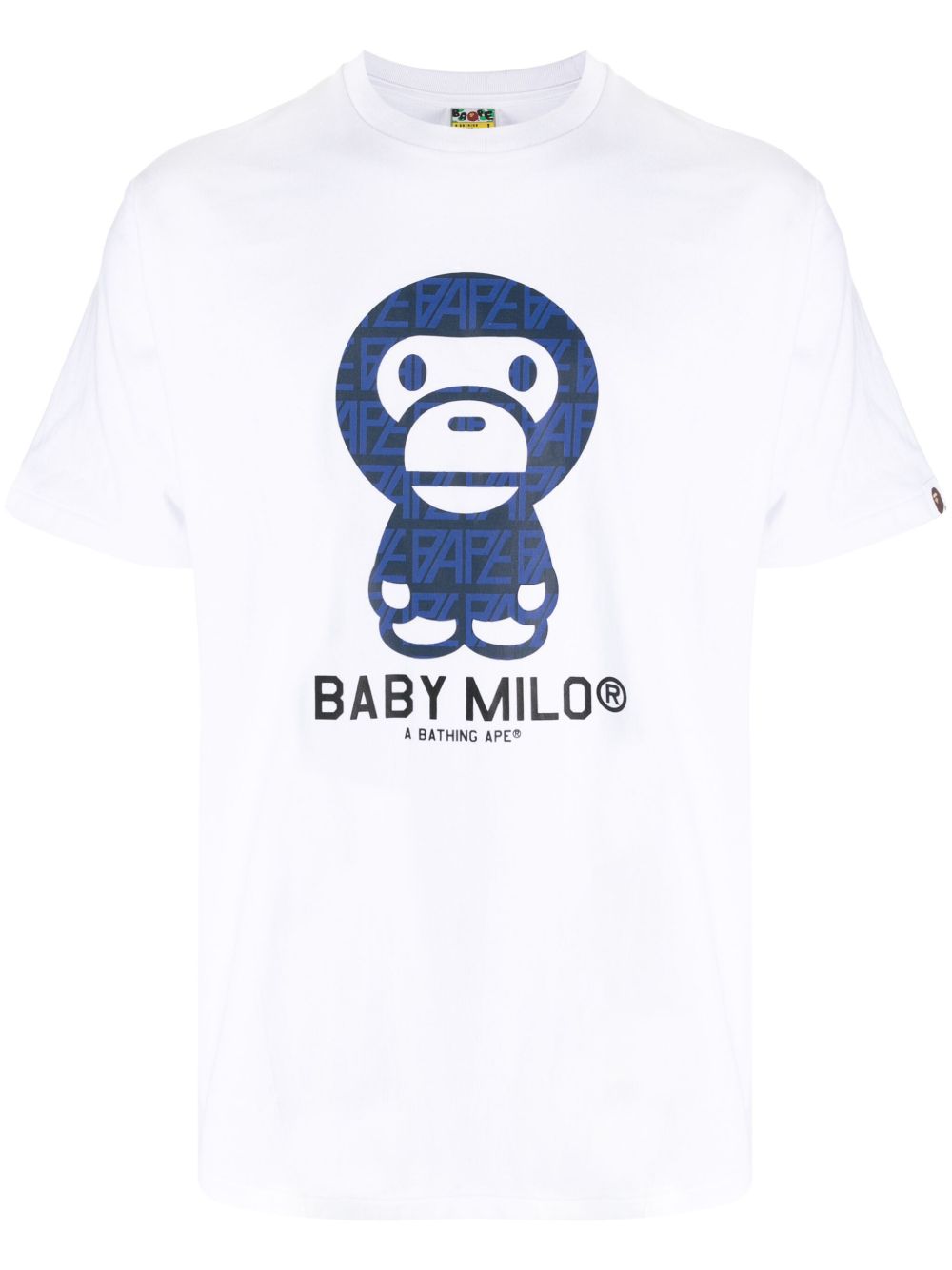 A BATHING APE® Baby Milo 印花T恤 - 白色