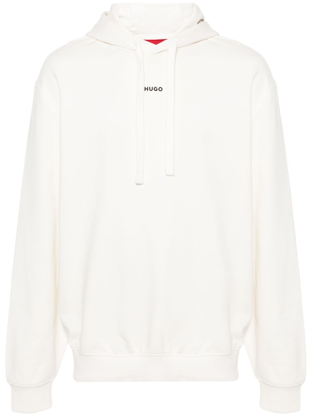 HUGO logo印花连帽衫 - 中性色