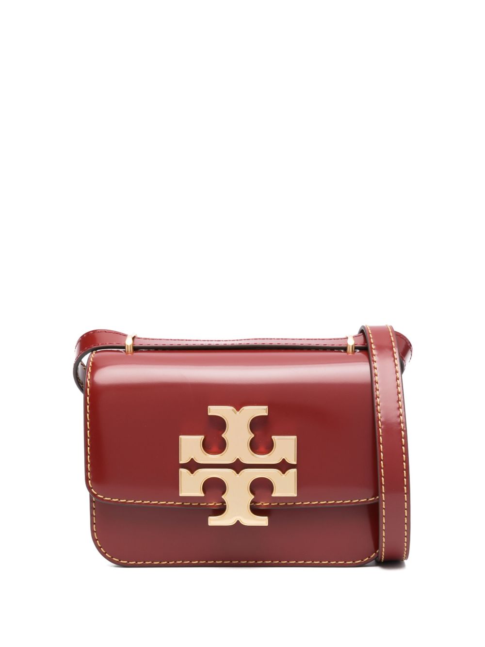Tory Burch Eleanor Spazzolato E/W 小号单肩包 - 红色