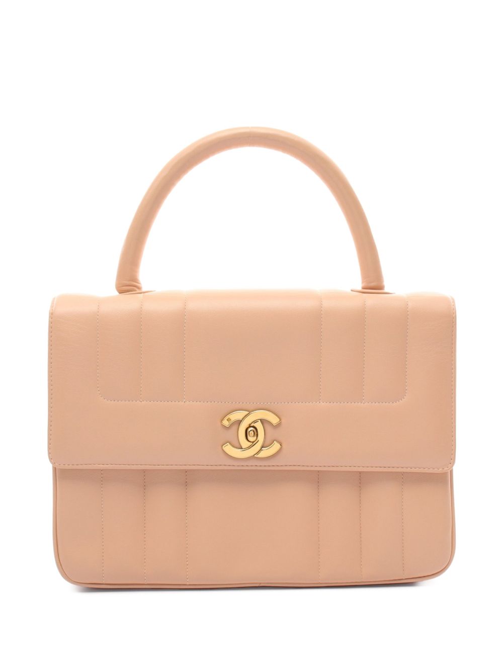 CHANEL Pre-Owned Mademoiselle 手提包（1994-1996年典藏款） - 中性色