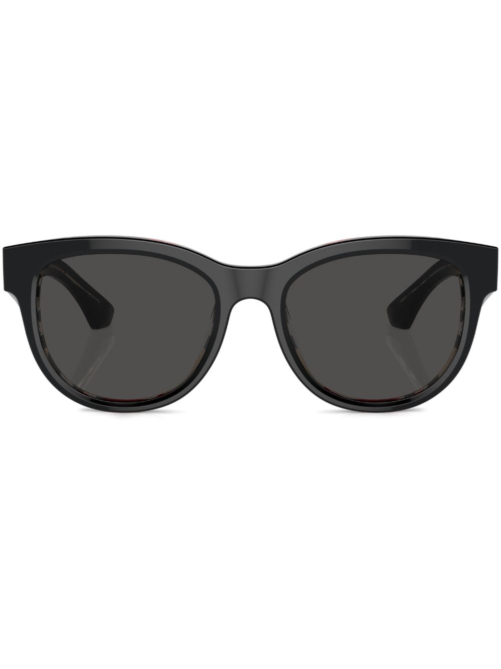 Burberry Eyewear Wayfarer 镜框太阳眼镜 - 黑色