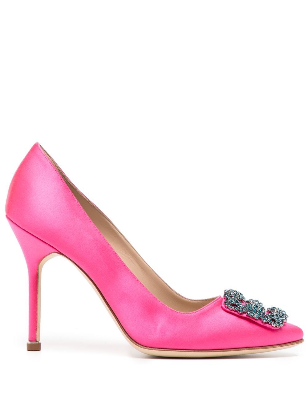 Manolo Blahnik Hangisi 高跟鞋 - 粉色