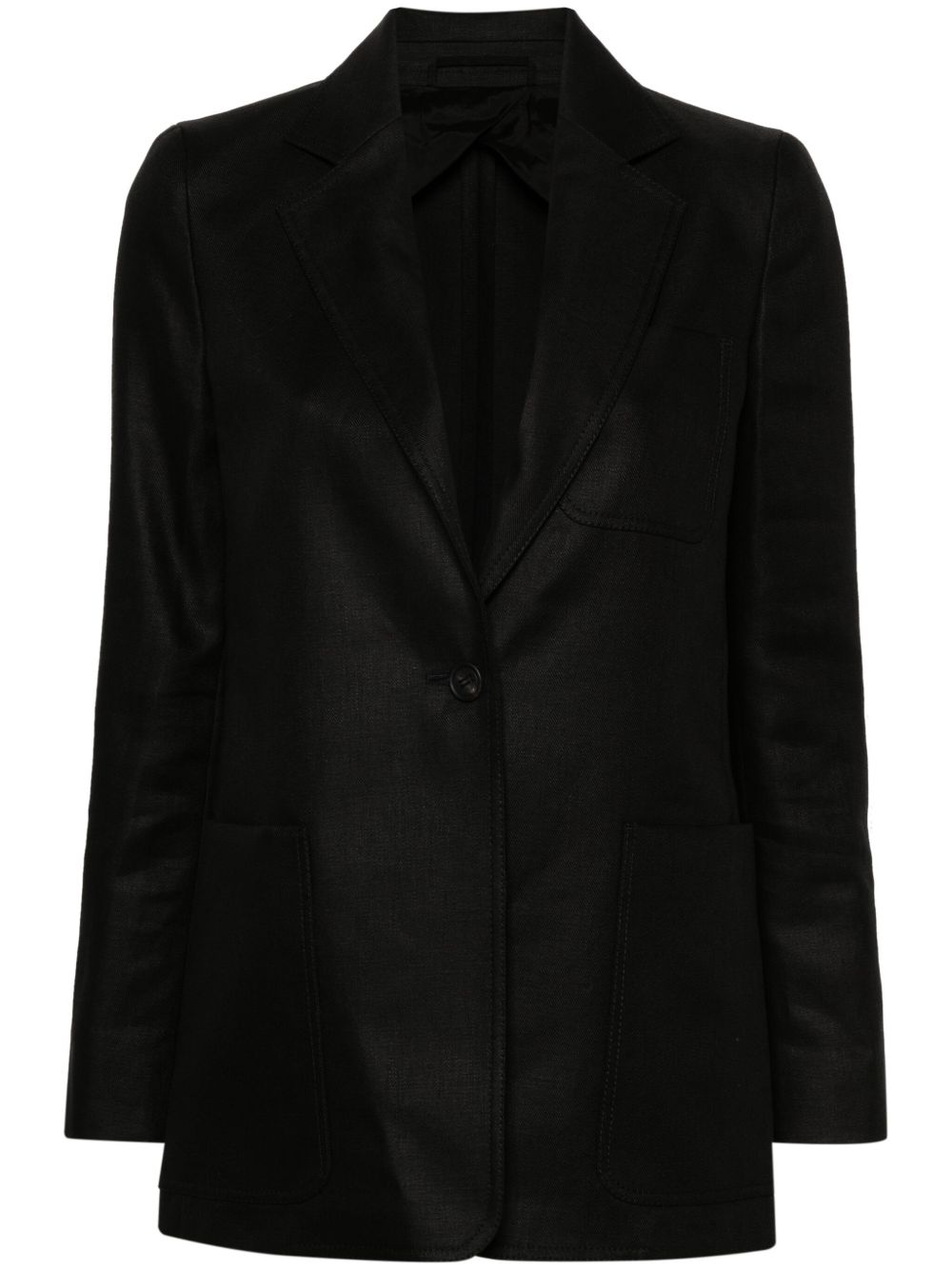 Max Mara Boemia 单排扣西装夹克 - 黑色