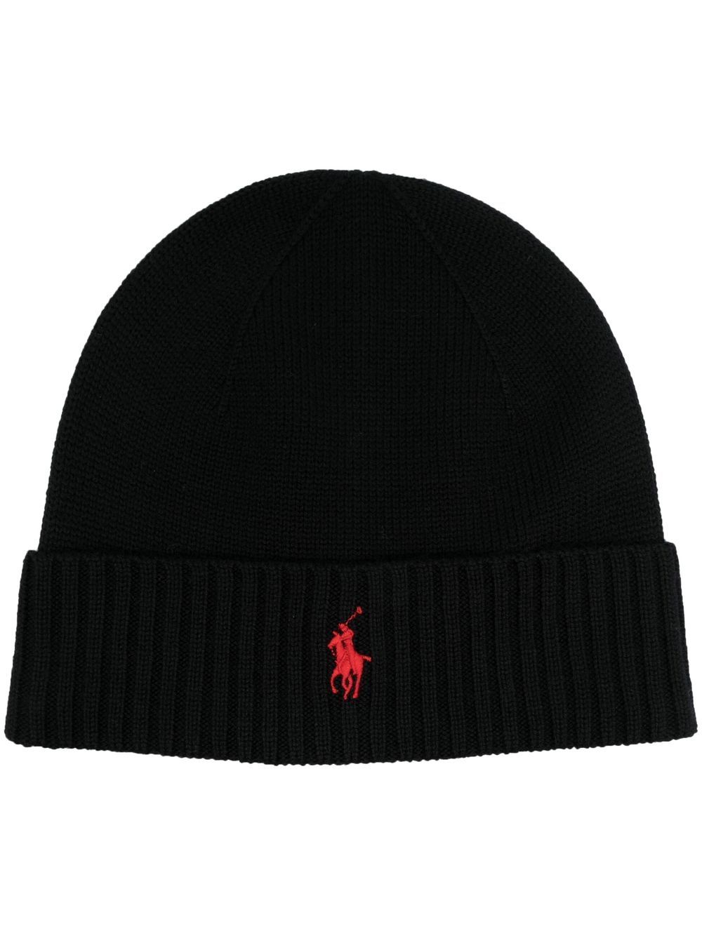 Polo Ralph Lauren Polo Pony 套头帽 - 黑色
