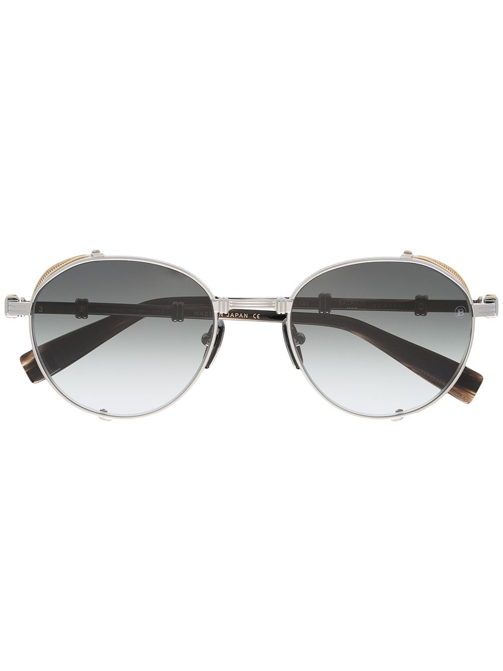 Balmain Eyewear 巴尔曼 有色镜片方框太阳眼镜 - 黑色