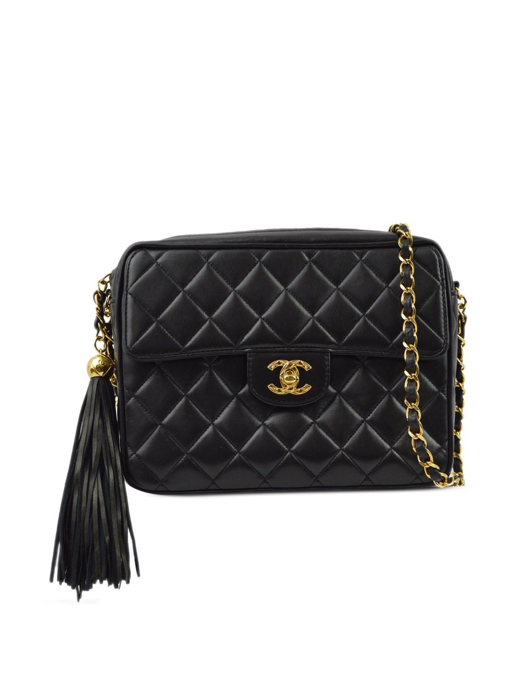 CHANEL Pre-Owned 小号相机包（1992年典藏款） - 黑色