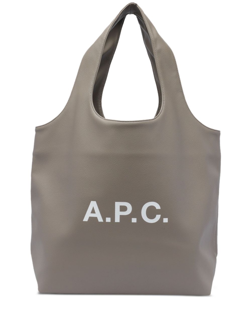 A.P.C. logo印花托特包 - 灰色