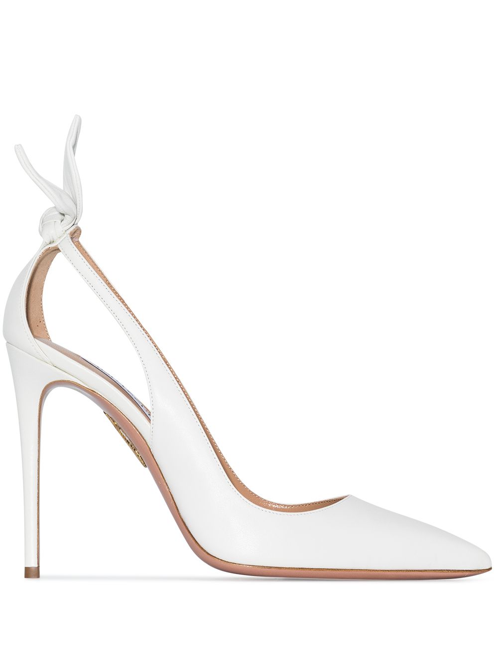 Aquazzura Bow Tie 高跟鞋 - 白色