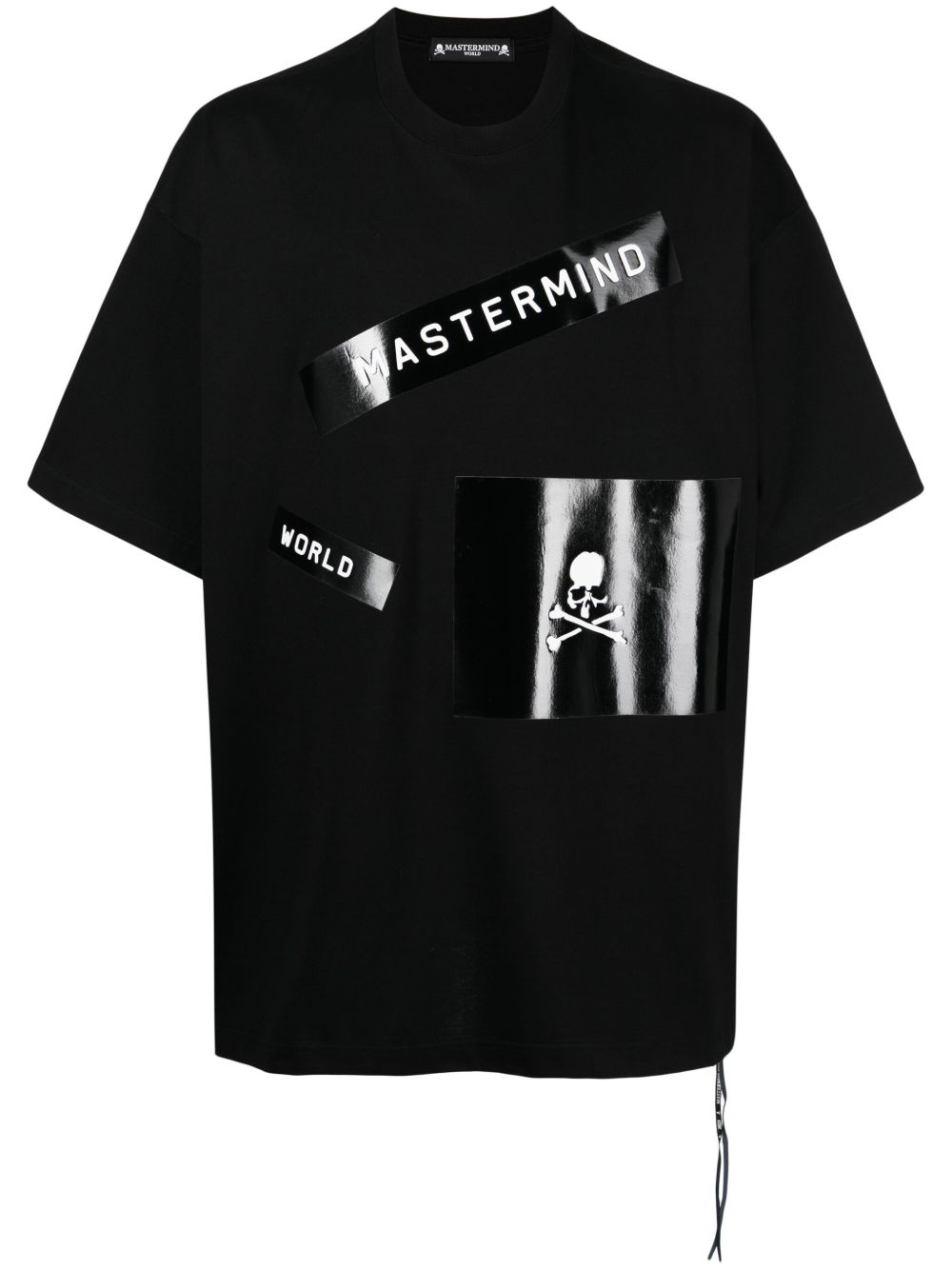 Mastermind World logo印花棉T恤 - 黑色
