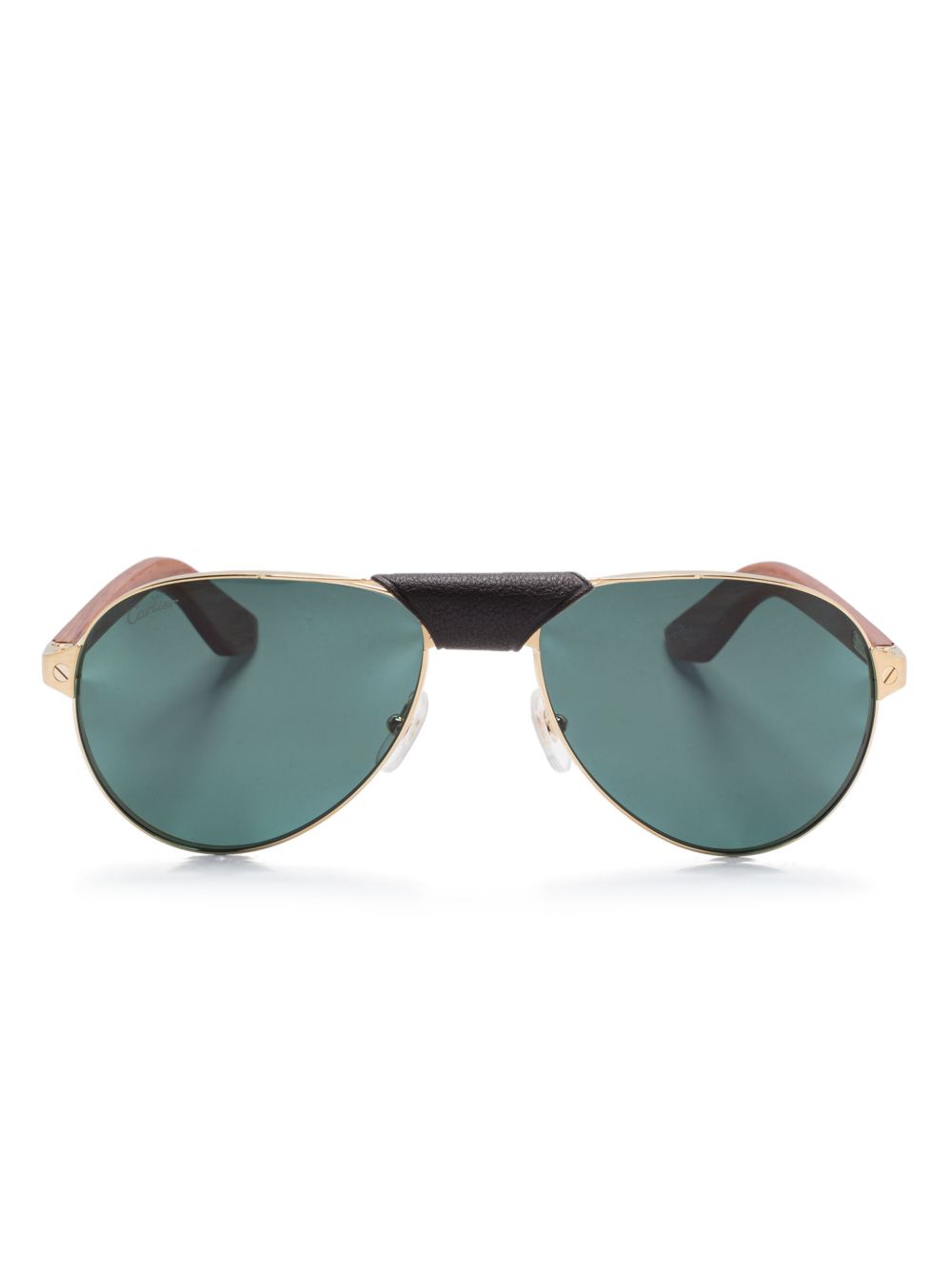 Cartier Eyewear CT0495S 太阳眼镜 - 褐色