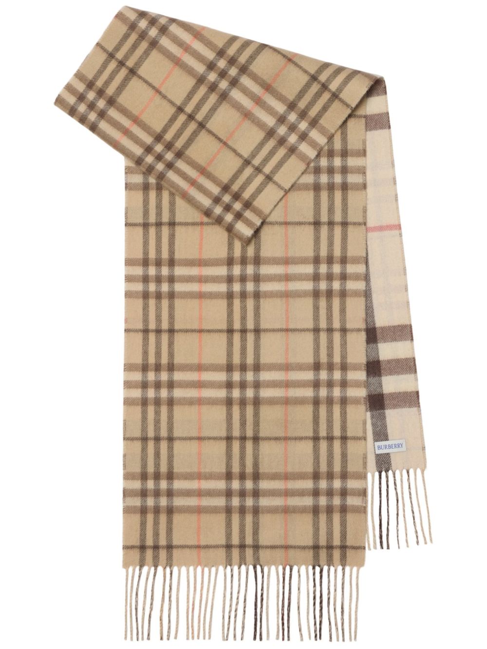 Burberry 经典格纹图案围巾 - 中性色