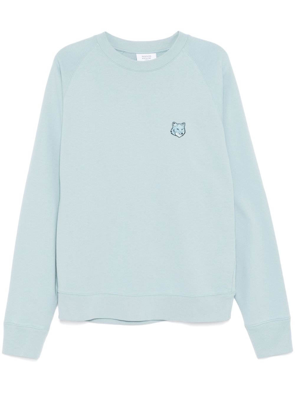 Maison Kitsuné Bold Fox Head 贴花宽松卫衣 - 蓝色